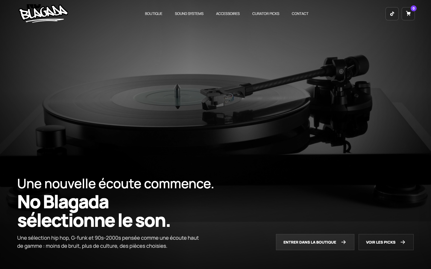 Capture du site web No Blagada
